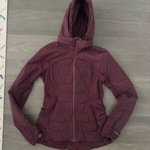 Lululemon down for it all jacket size 6
